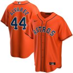 Mænd Houston Astros MLB Trøjer Yordan Alvarez  Orange Alternate Player