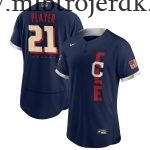 Mænd Cleveland Indians MLB Trøjer  Navy 2021 MLB All-Star Game Custom