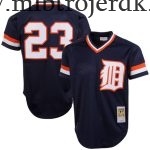 Mænd Detroit Tigers MLB Trøjer Kirk Gibson Mitchell & Ness Navy 1984 Cooperstown Collection Mesh Batting Practice