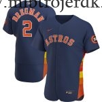 Mænd Houston Astros MLB Trøjer Alex Bregman  Navy Alternate Player