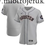 Mænd Houston Astros MLB Trøjer  Grå Road Team