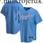 Mænd Kansas City Royals MLB Trøjer  Lyseblå Alternate Team