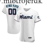 Mænd Miami Marlins MLB Trøjer  Hvid Hjemme Pick-A-Player Retired Roster