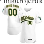 Mænd Oakland Athletics MLB Trøjer  Hvid Hjemme Pick-A-Player Retired Roster