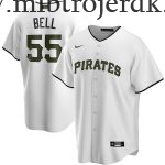 Mænd Pittsburgh Pirates MLB Trøjer Josh Bell  Hvid Alternate Player Name