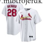 Mænd St. Louis Cardinals MLB Trøjer Nolan Arenado  Hvid Hjemme Official Player