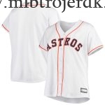 Kvinde Houston Astros Hvid Plus Size Hjemme Team