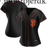 Kvinde San Francisco Giants MLB Trøjer  Sort Alternate Team