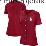 Kvinde St. Louis Cardinals MLB Trøjer  Rød Classic Baseball