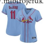 Kvinde St. Louis Cardinals MLB Trøjer Paul DeJong  Lyseblå Alternate Player